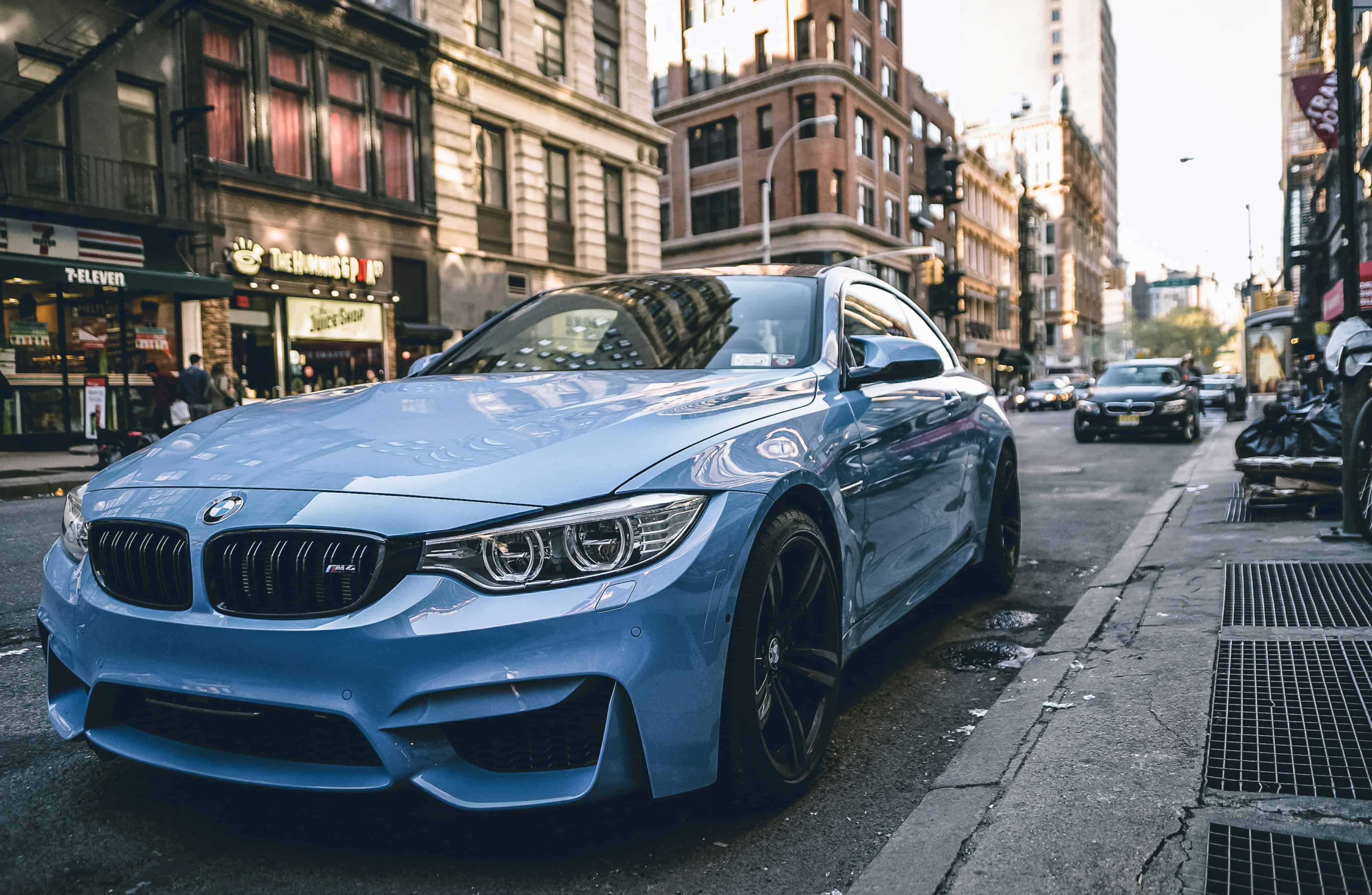 BMW M4 in locked Benoni garage with visible tracker sticker – effective deterrence